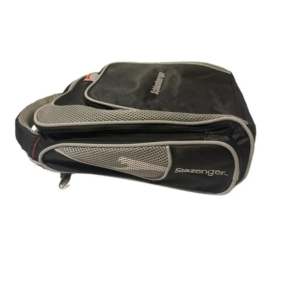 Slazenger Classic Shoe Bag Black Gray